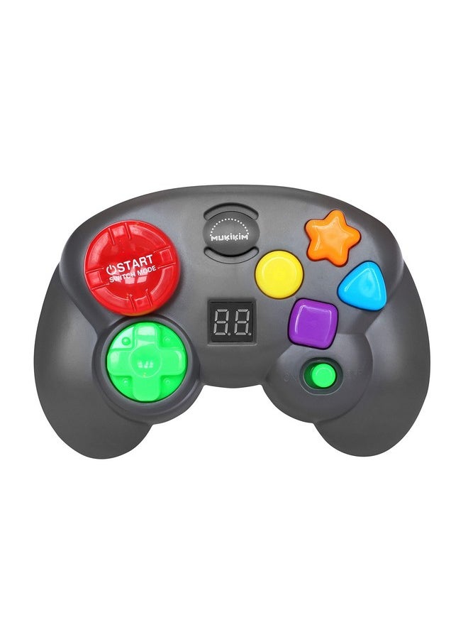 MukikiM - Brain Blast Memory & Light Chase 2 Games In 1. Exciting & Unique Electronic Handheld Game For Kids Ages 3+. Challenge Yourself To Repeat The Patterns & Advance To Higher Levels - Image 1