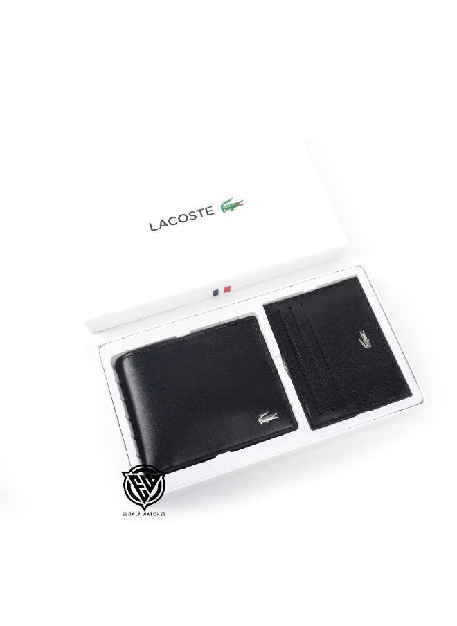 لاكوست محفظة وحامل بطاقات للرجال من لاكوست  - Image 1