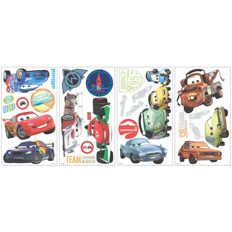 RoomMates Disney Pixar Cars 2 Peel and Stick Wall Decals by RoomMates, RMK1583SCS - Image 1