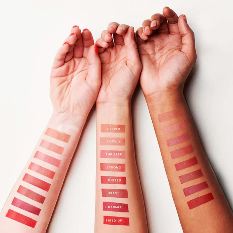 butter LONDON Plush Rush Satin Matte Lipstick, Ignited - Image 2