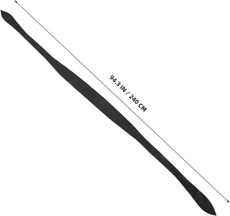 Ciieeo Wide Black Bow Sash Belt for Women Formal Dress, Bridal Corset Waistband, Faux Leather Wide Waist Belt for Wedding Dress - Image 2