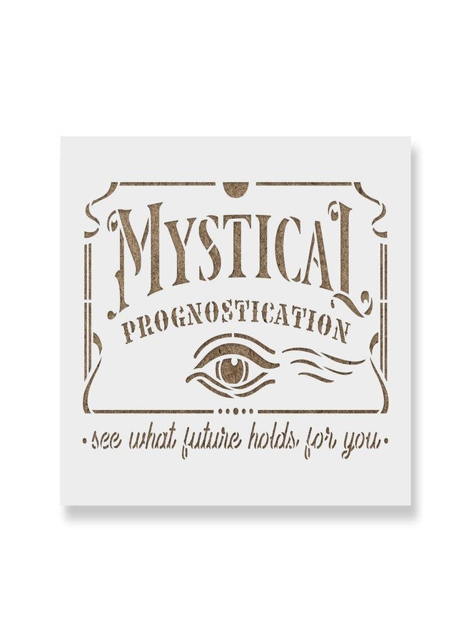 Stencil Revolution Mystical Future Stencil - Reusable Stencils for Painting - Create DIY Mystical Future Home Decor - Image 1