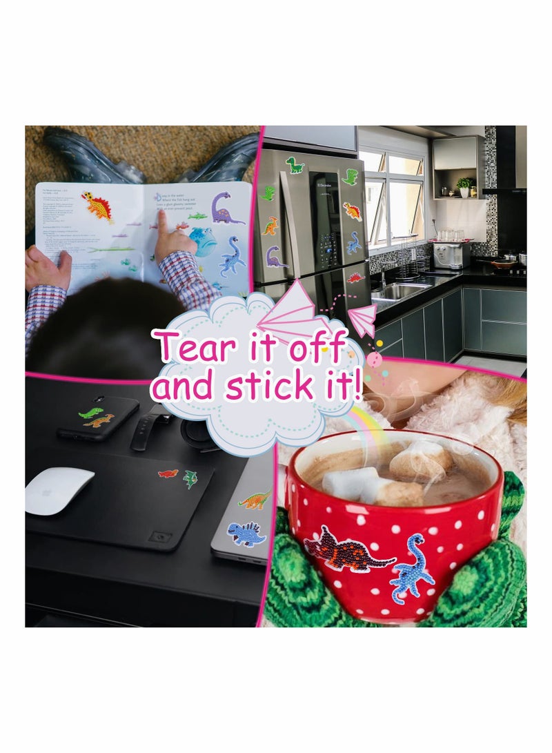 Creative Dinosaur Diamond Painting Craft Kits for Kids Age 5 to 12 DIY Art Project for Boys Girls Fun Activity - Image 4