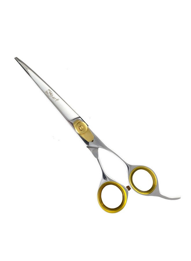 Sharf Professional Pet Shears Kit: Gold Touch Dog Grooming 7.5 Inch Curved Shear & 7.5 Inch Straight Scissors | Must-Have Groomers & Home Groomer Scissors Set - Image 2