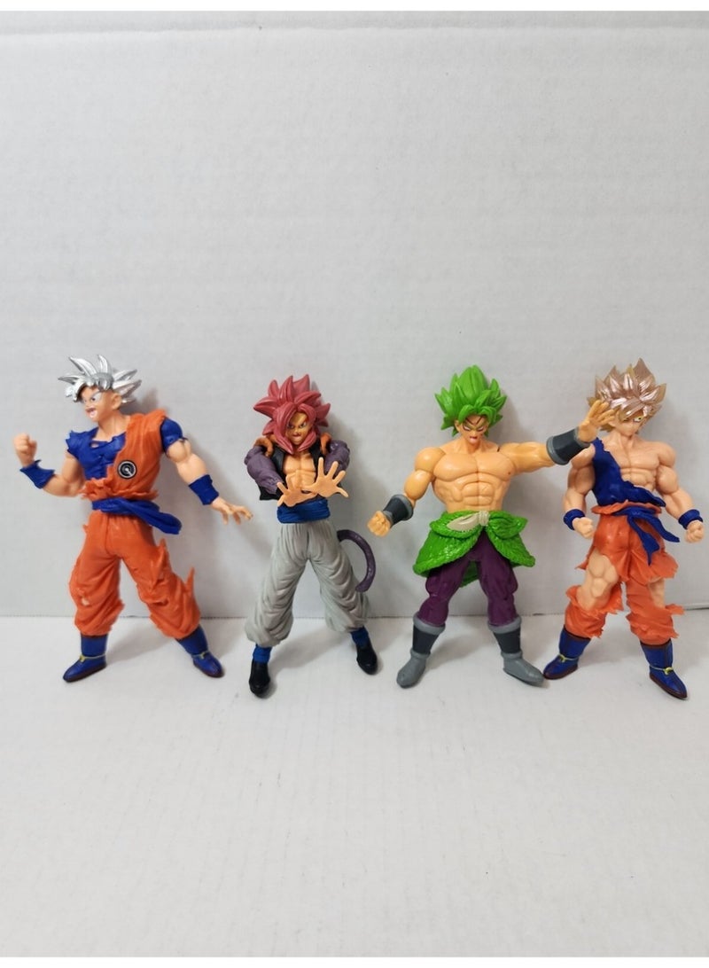 Dragonball Z Dragon Ball Z figure lot Of 4 Goku Super Sayan - Image 1