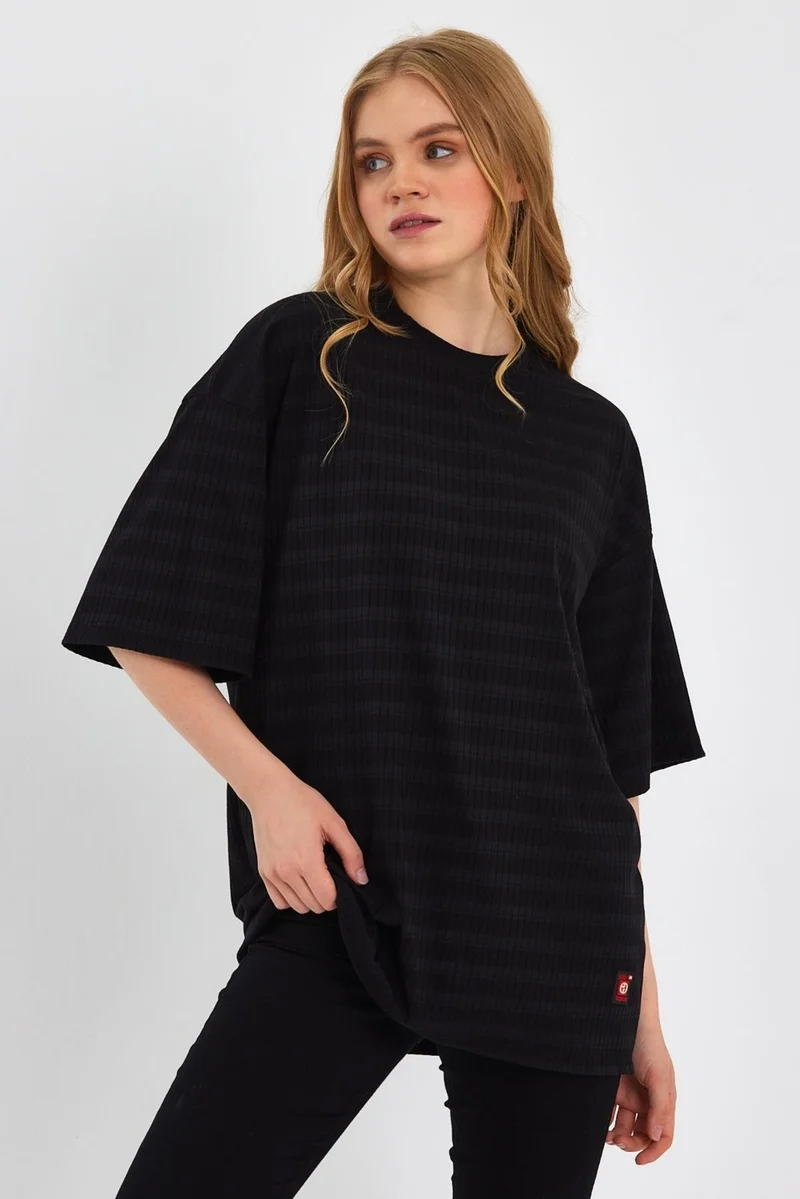 Alexander Gardi Striped Oversize T-Shirt (E23-00105)
