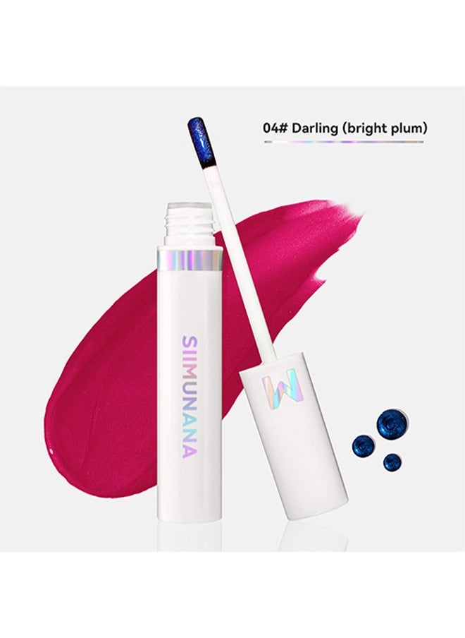 siimunana - Wonder Blading Lip Stain Masque—Lip Stain Peel Off Masque, Long Lasting, Waterproof and Transfer Proof Pink Lip Tint, Matte Finish Peel Off Lip Stain 4ml, Whimsical (Warm Rose) - Image 1