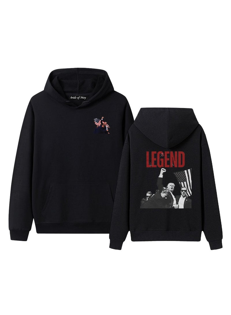 KUYING New Trump Print Hoodie - Image 1