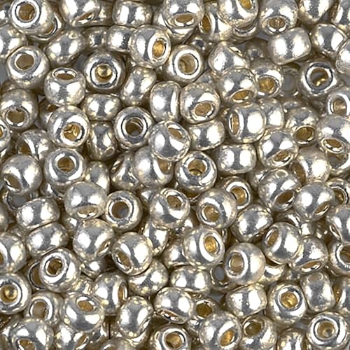 Miyuki Silver 20 Grams Miyuki 6/0 Seed Bead Duracoat Galvanized 20 Gram - Image 4