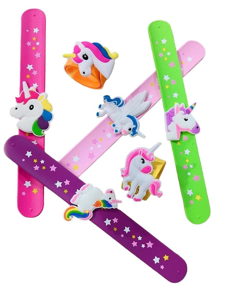PARTISH Kids Wrist Band for Boys and Girls Pack of 6 Pcs l Silicone Slap Bracelets Bands, Birthday Return Gifts, Party Theme For Kids - Image 5