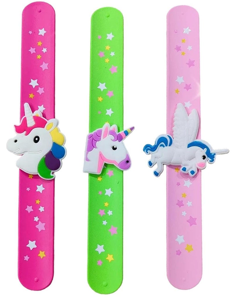 PARTISH Kids Wrist Band for Boys and Girls Pack of 6 Pcs l Silicone Slap Bracelets Bands, Birthday Return Gifts, Party Theme For Kids - Image 3