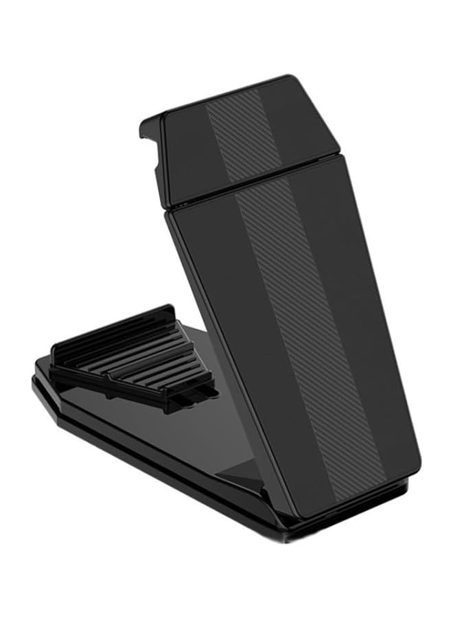 Car Phone Tablet Holder - Suction Cup Mount, Black Carbon Fiber Finish