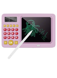 LCD Writing Tablet pad Slate for Kids Children Boys Girls Portable erasable Writer LCD Notepad with Pen Calculator Doodle & Scribbler Boards for Study Writing