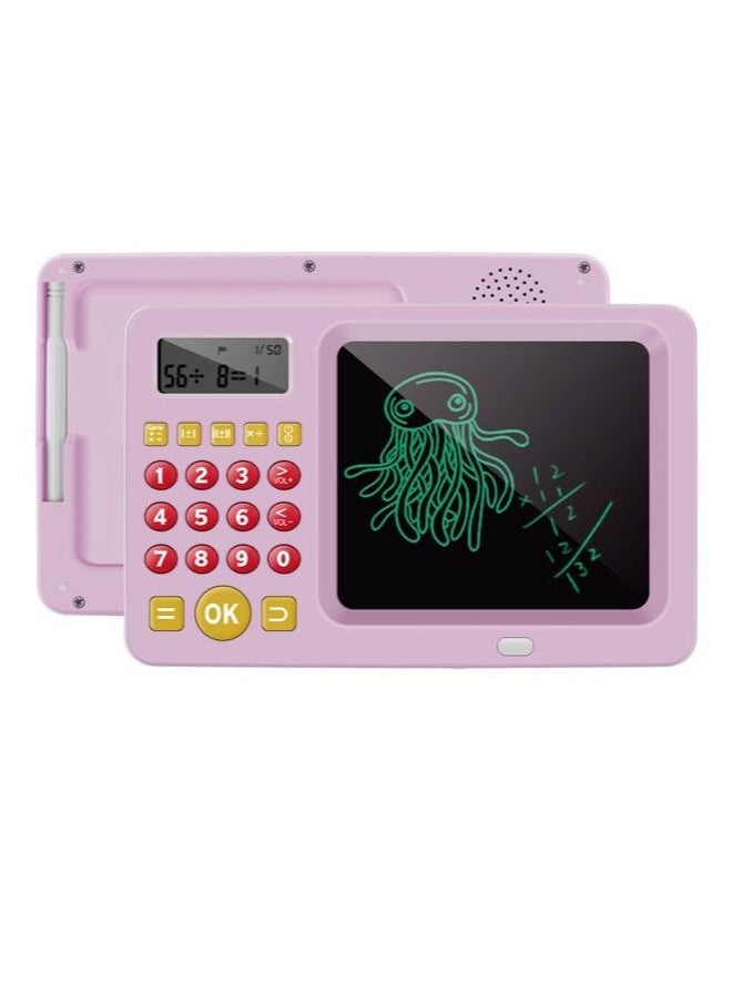 Generic - LCD Writing Tablet pad Slate for Kids Children Boys Girls Portable erasable Writer LCD Notepad with Pen Calculator Doodle & Scribbler Boards for Study Writing - Image 1