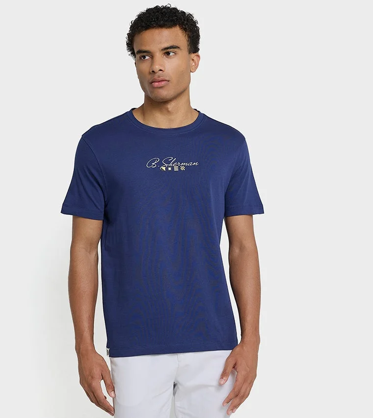 Ben Sherman Ben Sherman Men's Crew Neck Short Sleeve Printed T-Shirt