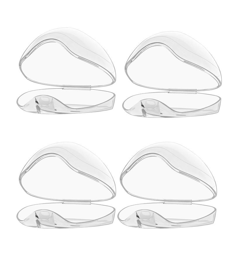 INIMAGINE IN-IMAGINE 4 Pcs Pacifier Case, Protection Box, Dummy Case Multi-Purpose Storage for Essentials Compact Organizer, Storage Box for Pacifiers, Suitable for Newborns and Mothers - Image 1