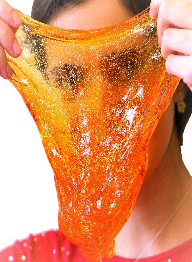 جا-رو معجون سلايم قوس قزح ميجا من جا-رو، وزن رطل واحد، للأطفال مع دلو بلاستيكي (وحدتان)، هدايا سلايم لامعة نيون للحفلات. لعبة لتخفيف التوتر. عناصر صندوق الكنز، هدايا لحقيبة الهدايا. 4636-2s - Image 4