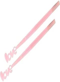 Generic Z19014 Flixible Blue Ink Pen Love Shape Set Of 2 Pcs. - Pink 