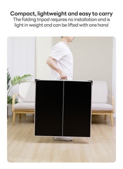 Glanfen Home Indoor and Outdoor Portable Table Tennis Table, Removable and Foldable Portable Table Tennis Table 160*80*55/70CM  - Image 4