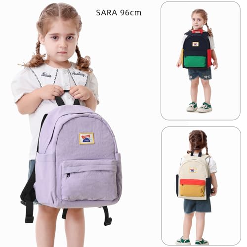 willikiva Kids Backpack for School Boys Girls Teens Toddler Backpack Waterproof Kindergarten Preschool Elementary Bookbag Children Travel BagLight Blue GreenSmall - Image 3