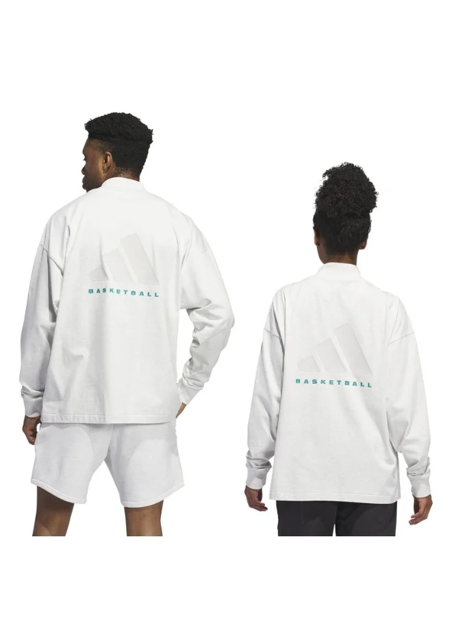 اديداس adidas ONE BB L/S TEE Grey Originals Unisex T-SHIRTS