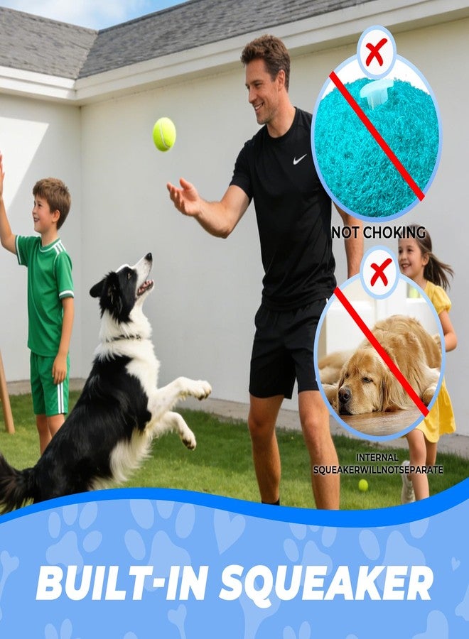 INSUM Squeaky Dog Balls - Squeaky Tennis Balls for Dogs, Yellow | Medium - 2.5'', 20Pack - Image 2