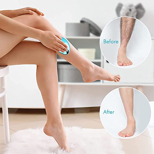 ARDAKI Crystal Hair Remover for Women and Men Upgraded Nano-crystalline Dots Technology Crystal Hair Eraser for Women Painless Hair Remover Reusable Portable Epilator (Multicolor) - Image 4