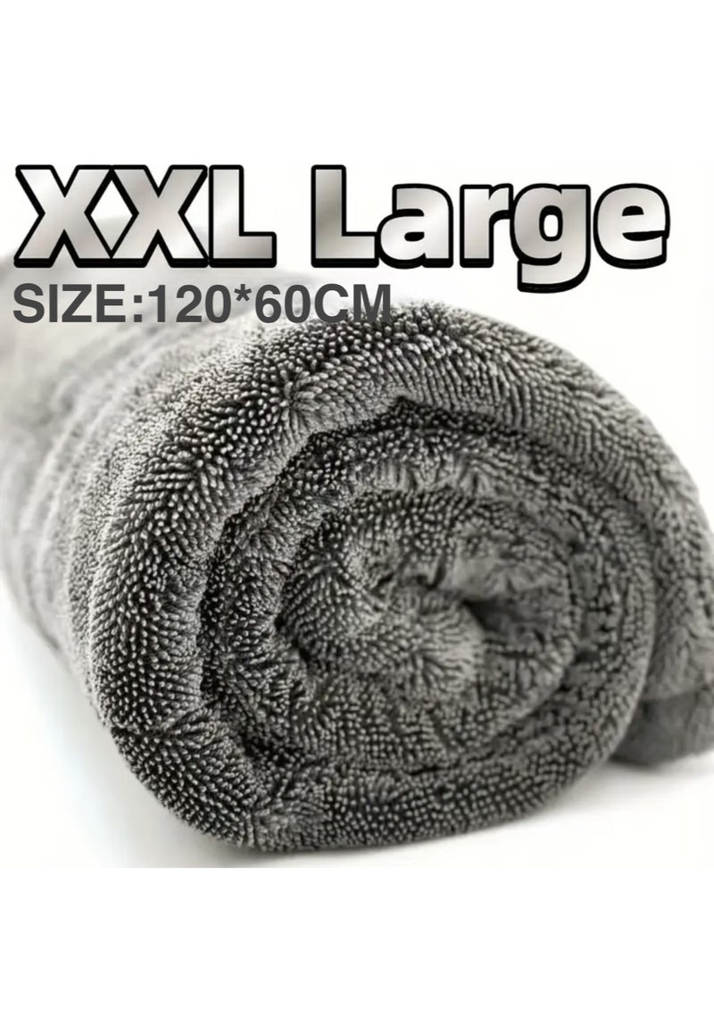 Nakhl Drying Towe XXL 120cm × 60cm,  Double-sided Microfiber Towel for Scratch-Free Drying,XXL Size for Large Trucks, Car Cleaning and RV Boat Care. - Image 1