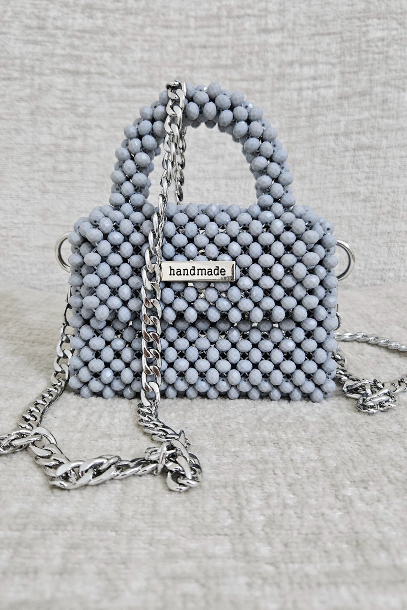Handmade Crystal beaded bag - Image 1