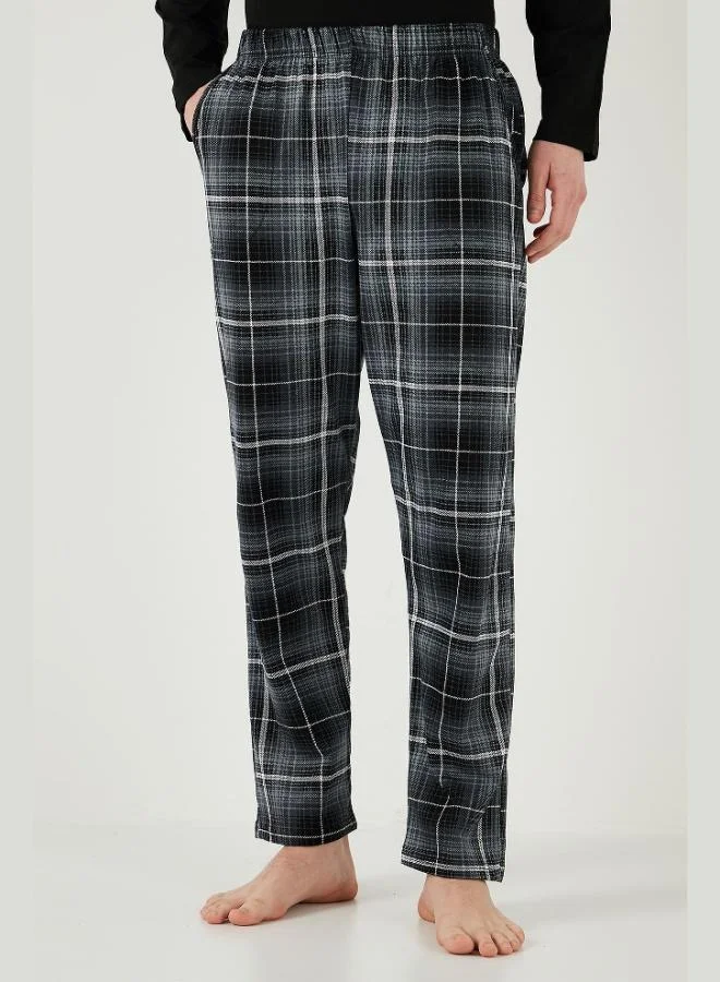 Buratti  Buratti Plaid Pocket Elastic Waist 100% Cotton Regular Fit Pajama Set Men's PAJAMAS SET 6572001 for Men | Best Price UAE