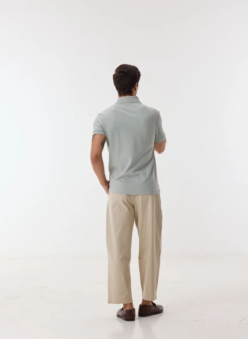 أشيتا فرنانديز Caveil Men’s Beige Cotton Blend Pants – Relaxed Fit, Full Length, Lightweight Casual Wear