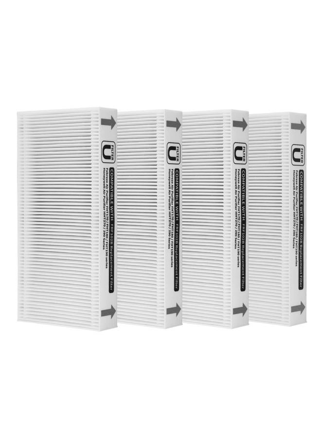 GoKBNY 4-Pack FRF102B Replacement Filter, Compatible with Febreze Air Purifier FRF102B/FHT170/FHT180/FHT190 and Honey-Well HEPAClean U Filter HRF201B/HHT270/HHT290 - Image 1