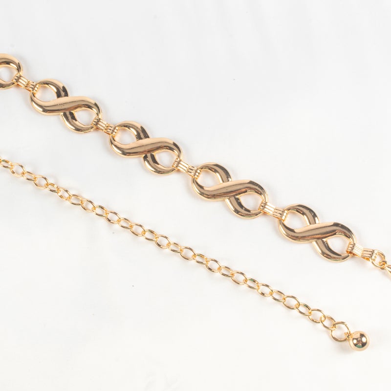 Golden Metal Waist Belt for Women - Image 2