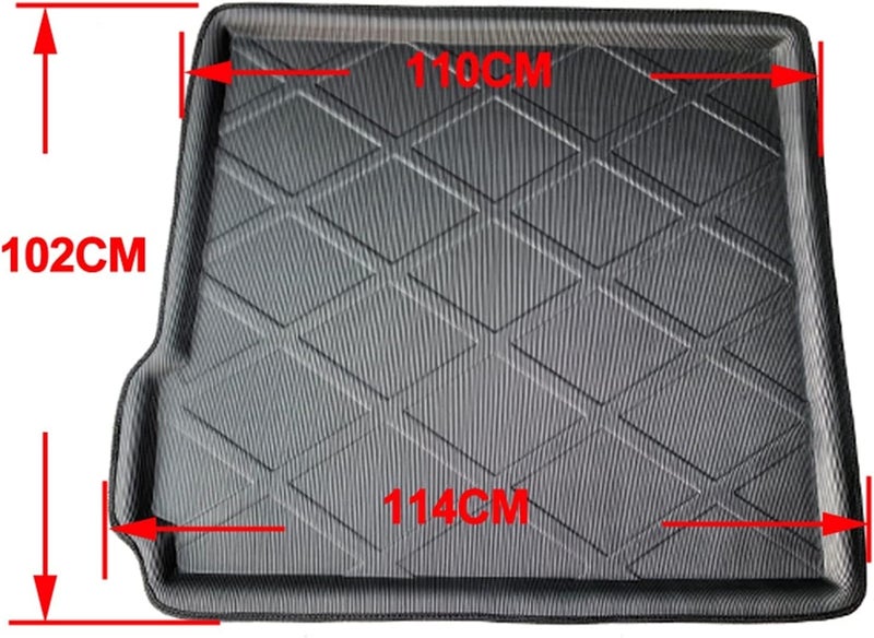 Wivplex Car Rear Trunk Mat Cargo Tray Boot Liner - Image 2