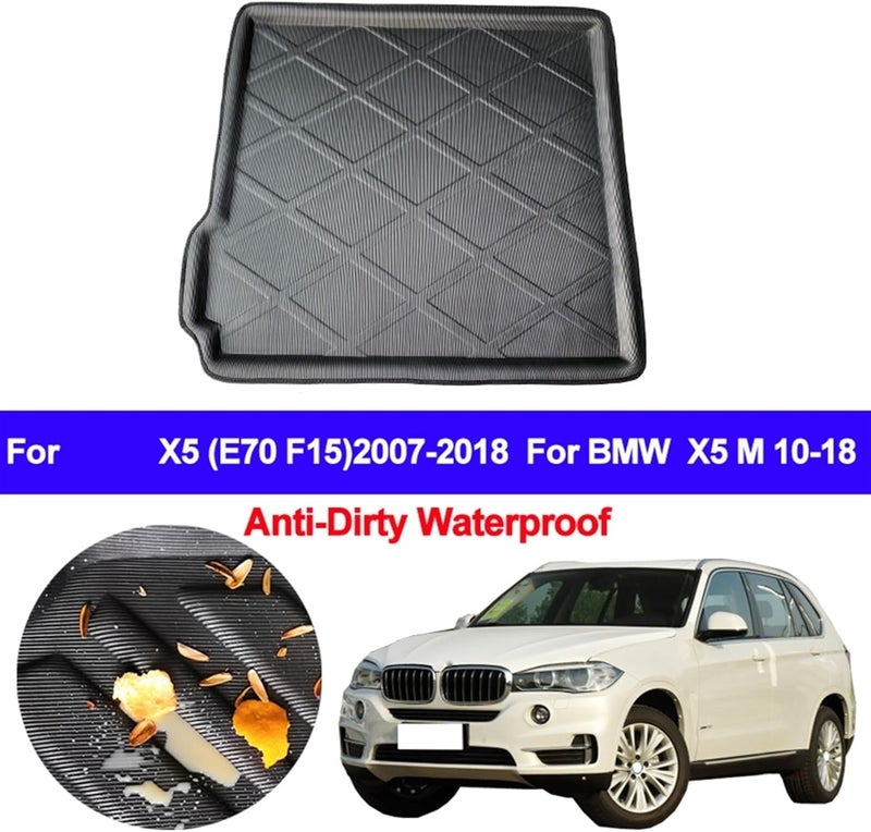 Wivplex Car Rear Trunk Mat Cargo Tray Boot Liner - Image 3