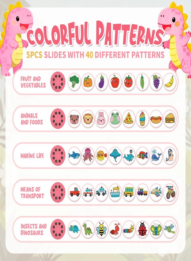 CS COSDDI جهاز عرض الرسم CS COSDDI للأطفال، سلة عيد الفصح للأطفال، جهاز عرض ديناصور قابل لإعادة الشحن، لعبة تتبع سهلة للأطفال من سن 3 إلى 14 عامًا لتعلم الرسم، هدية مثالية لعيد الفصح للبنات والأولاد - Image 2