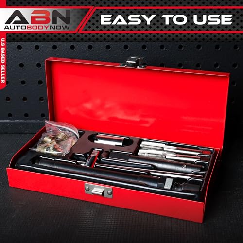 ABN Spark Plug Thread Repair Rethreading Set, 14mm Metric – Rethreading Tool Kit – Comprehensive Taps, Inserts, & More - Image 4