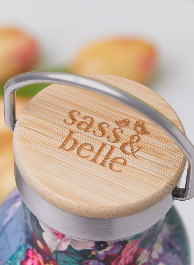 Sass & Belle Delphine Vintage Rose Metal Bottle