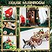 Bibilock 2233PCS Mushroom House Building Blocks SetsCreative Ideals Treehouse Building Blocks Best Present for 6 Boys Girls or AdultsLarger Size Than the ImitationMore Exquisite Details - Image 3