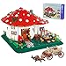 Bibilock 2233PCS Mushroom House Building Blocks SetsCreative Ideals Treehouse Building Blocks Best Present for 6 Boys Girls or AdultsLarger Size Than the ImitationMore Exquisite Details - Image 2