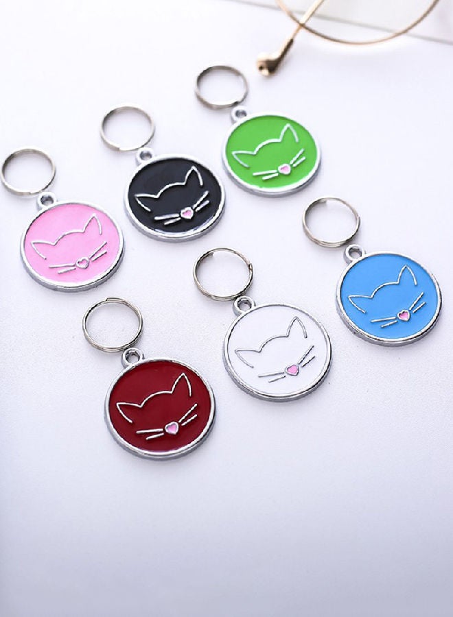 NIBEMINENT Zinc Alloy Pet ID Tag Blue 3x3x0.8cm - Image 1