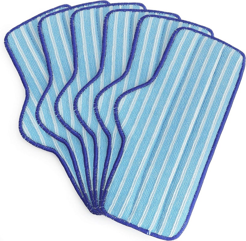 Flintar 6 Packs of Premium Microfiber Pads, Compatible with Dupray Neat Steam Cleaner, Durable, Reusable and Machine Washable - Image 1