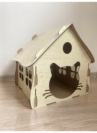 My Mini Design Workshop Decorative Wooden Cat House (Cat Nest) - pzsku/Z576D0B058060592BD14CZ/45/_/1736453941/af37a5b2-83a6-480c-8f27-22ddc0a10104