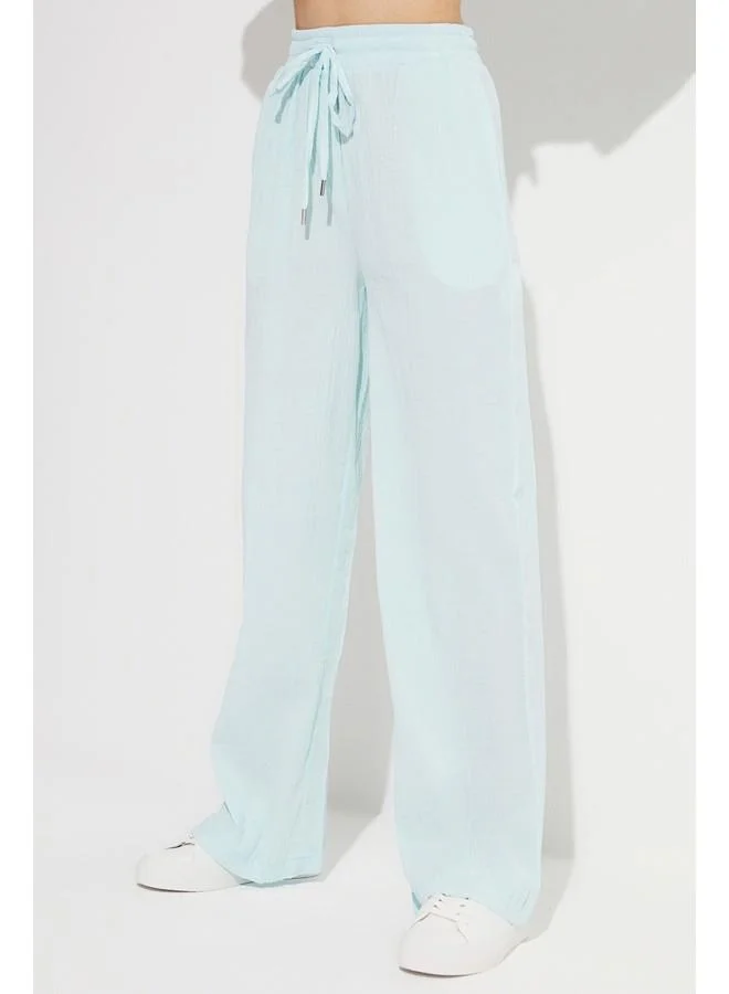 JUNE June Exclusive Basic Cotton Wide Leg Trousers
