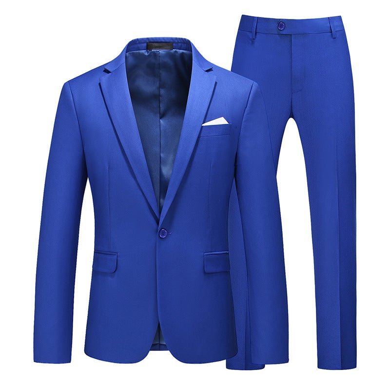 Long-Term Production Of Men'S Two-Piece Suit Jackets, Business Attire, Wedding Banquet Formal Wear, Groom And Groomsmen Suits - Image 2