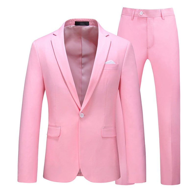 Long-Term Production Of Men'S Two-Piece Suit Jackets, Business Attire, Wedding Banquet Formal Wear, Groom And Groomsmen Suits - Image 1
