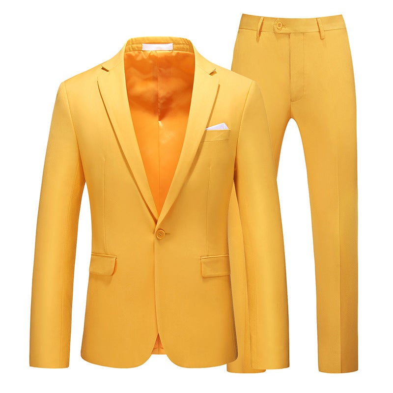 Long-Term Production Of Men'S Two-Piece Suit Jackets, Business Attire, Wedding Banquet Formal Wear, Groom And Groomsmen Suits - Image 4