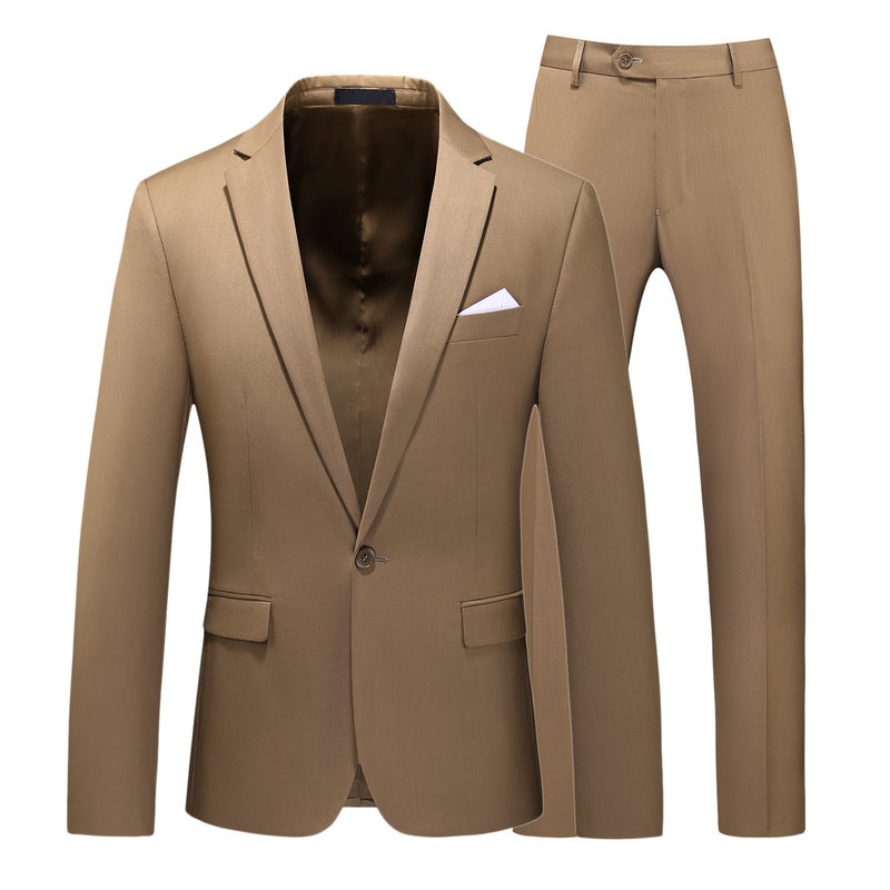 Long-Term Production Of Men'S Two-Piece Suit Jackets, Business Attire, Wedding Banquet Formal Wear, Groom And Groomsmen Suits - Image 3
