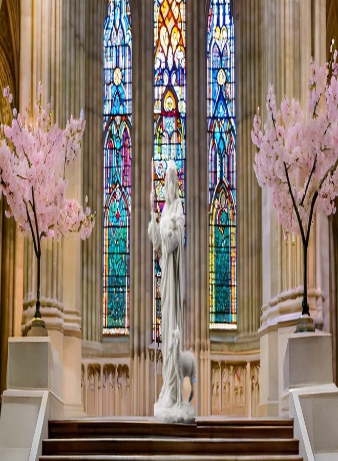 WU Jesus The Good Shepherd Statue Sculpture 11 ½-Inch (White) - Image 3