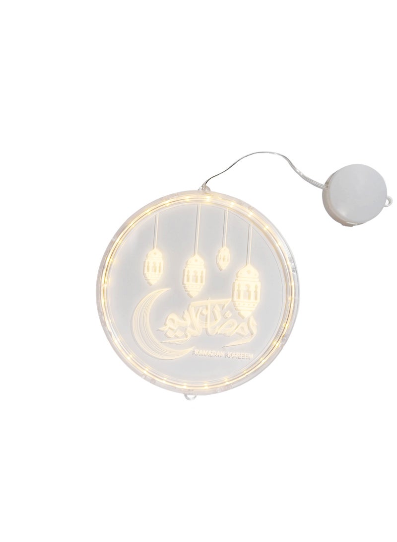 هلالفل هلال رمضان كريم مُعلق | مناسب لغرفة المعيشة، غرفة النوم، والأماكن الخارجية | هدية مثالية لديكور المنزل في رمضان، العيد، أعياد الميلاد، حفلات الزفاف، حفلات الانتقال إلى منزل جديد | يعمل بالبطارية - Image 2